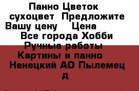 Панно Цветок - сухоцвет. Предложите Вашу цену! › Цена ­ 4 000 - Все города Хобби. Ручные работы » Картины и панно   . Ненецкий АО,Пылемец д.